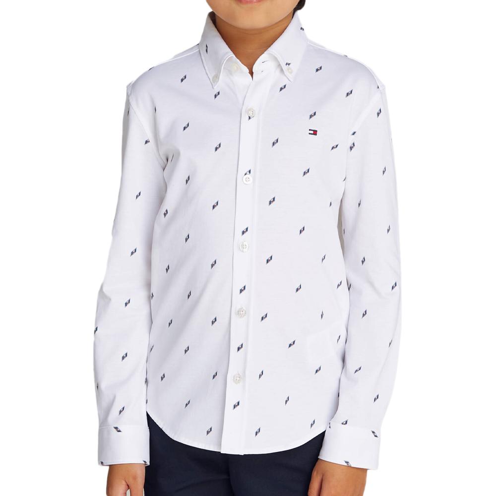 Tommy Hilfiger Chemise Blanche/Bleu/Rouge Garçon Tommy Hilfiger Allover