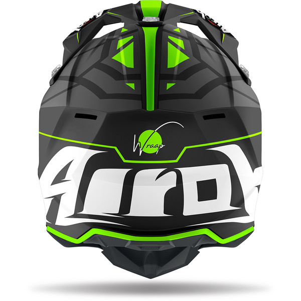 Airoh - Casque Wraap Mood Noir / Gris / Vert