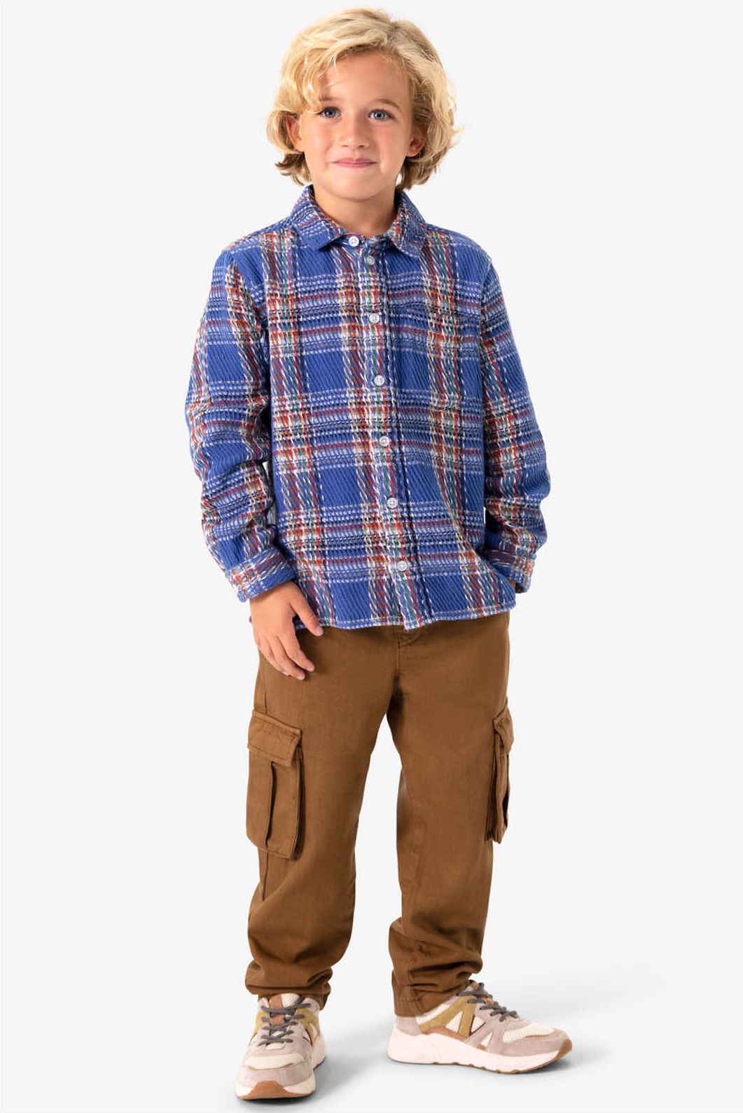 Bruine cargo broek