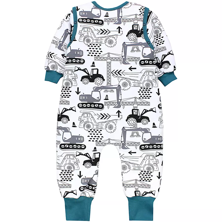 TupTam Baby Schlafsack mit Beinen und Ärmel Winter grün-kombi