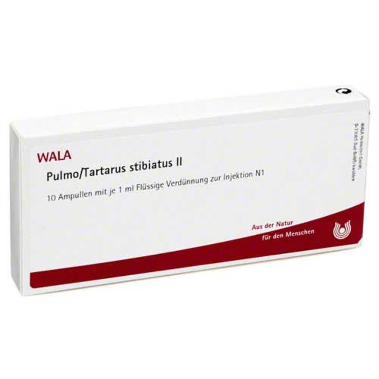 Pulmo / tartaricum STIB. II Ampullen, 10X1 ml