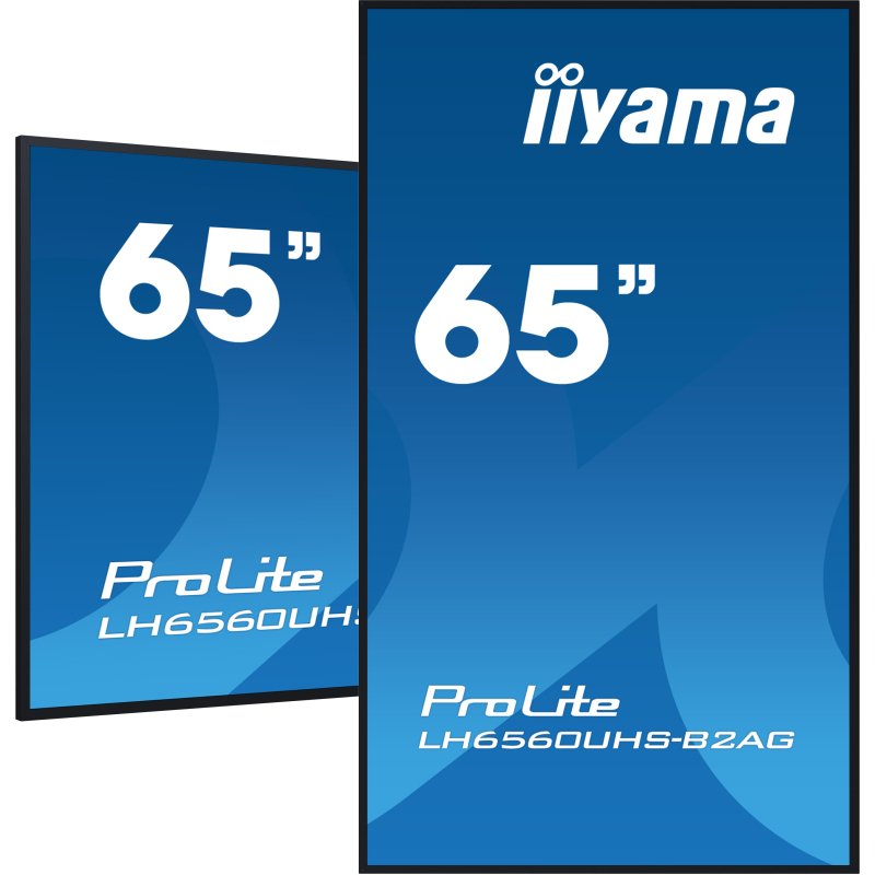 iiyama LH6560UHS-B2AG Écran d'affichage dynamique Carte A numérique 163,8 cm (64.5