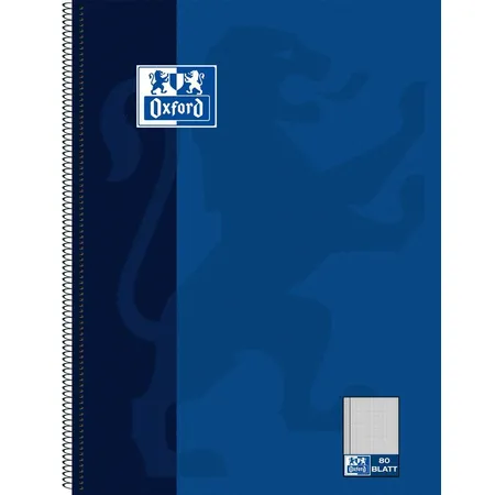 Oxford Collegeblock A4, kariert, 80 Blatt, SCRIBZEE®, Optik Paper®
