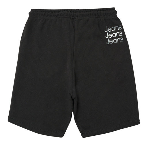 Calvin Klein Jeans - INSTITUTIONAL CUT OFF LOGO SHORTS - Noir