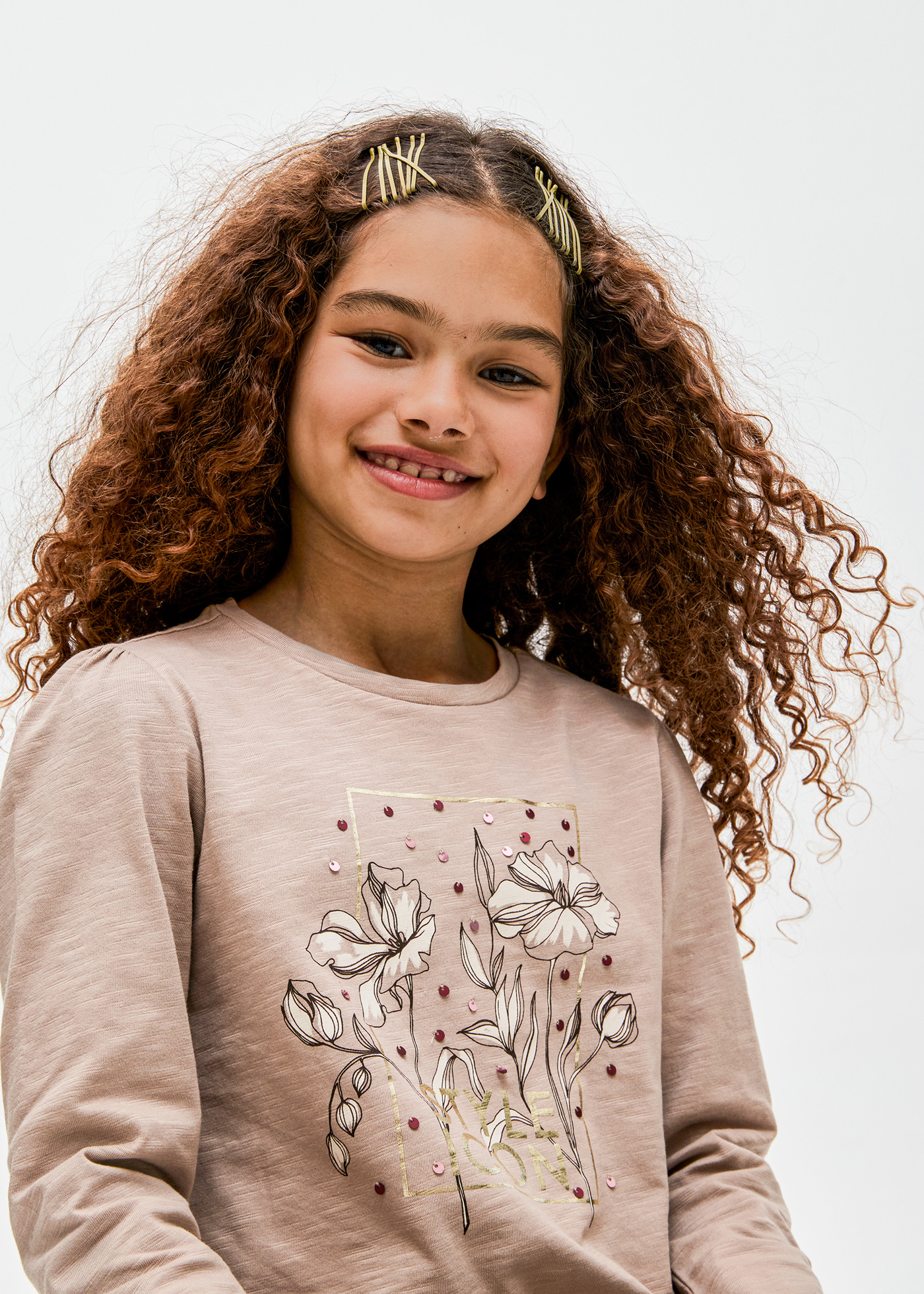 Camiseta estampada Better Cotton para meninas