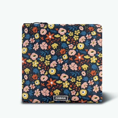 Carnac - Serviette microfibre rectangulaire bleu marine