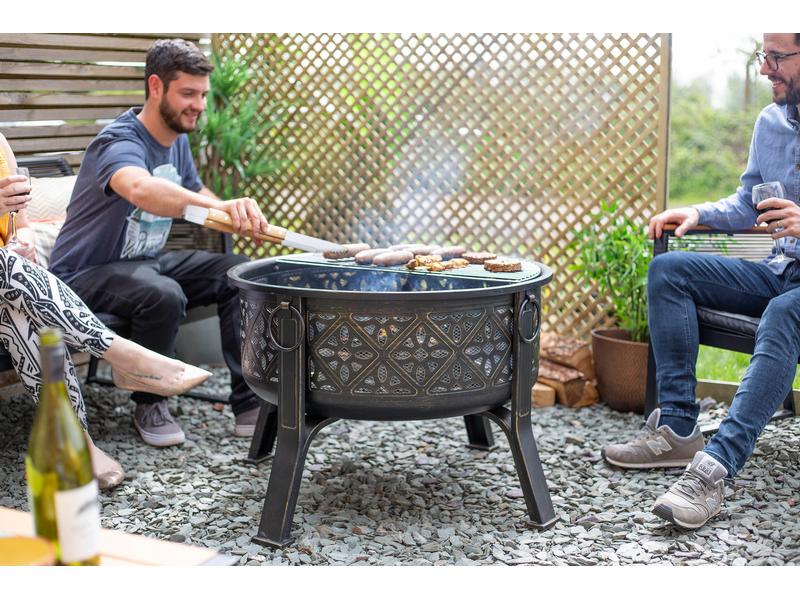 La Hacienda Feuerstelle Moreque Grosse Feuerstelle für das perfekte BBQ-Erlebnis
