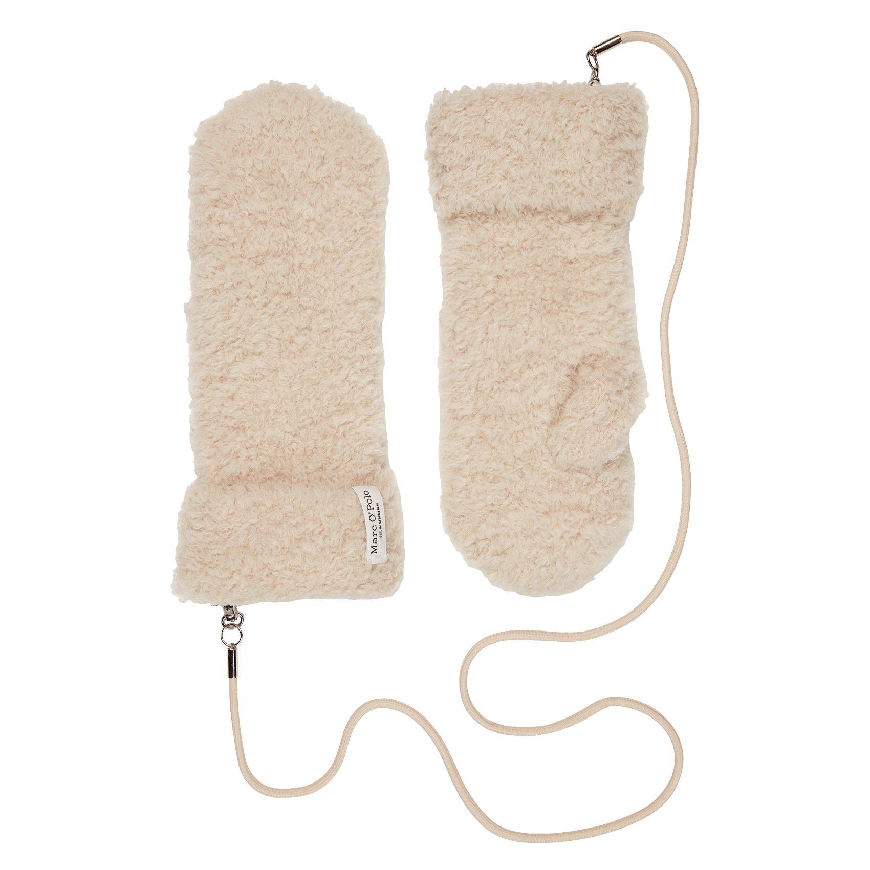 Gants en laine mélangée | Beige