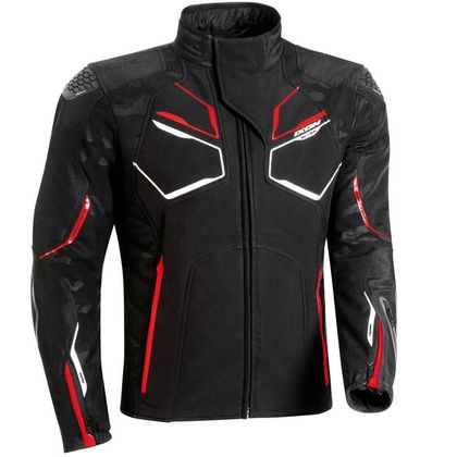Blouson Ixon CELL - BLACK WHITE RED - Noir / Rouge