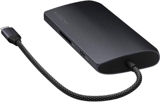 Satechi USB-C 8K Ethernet V3 Multiport USB-hub (Midnight)
