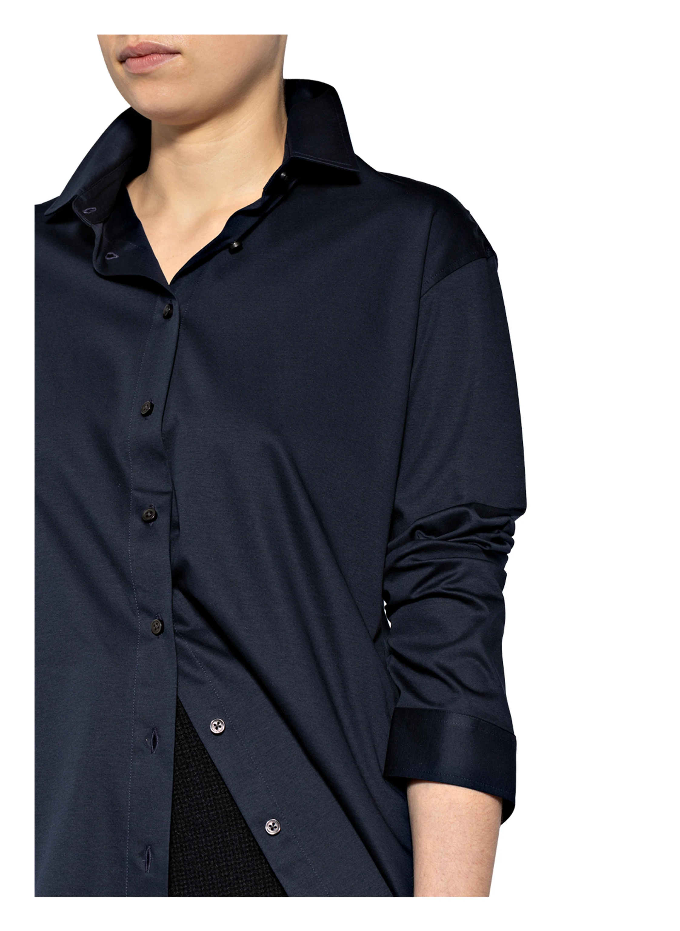 Soluzione Hemdbluse aus Jersey
