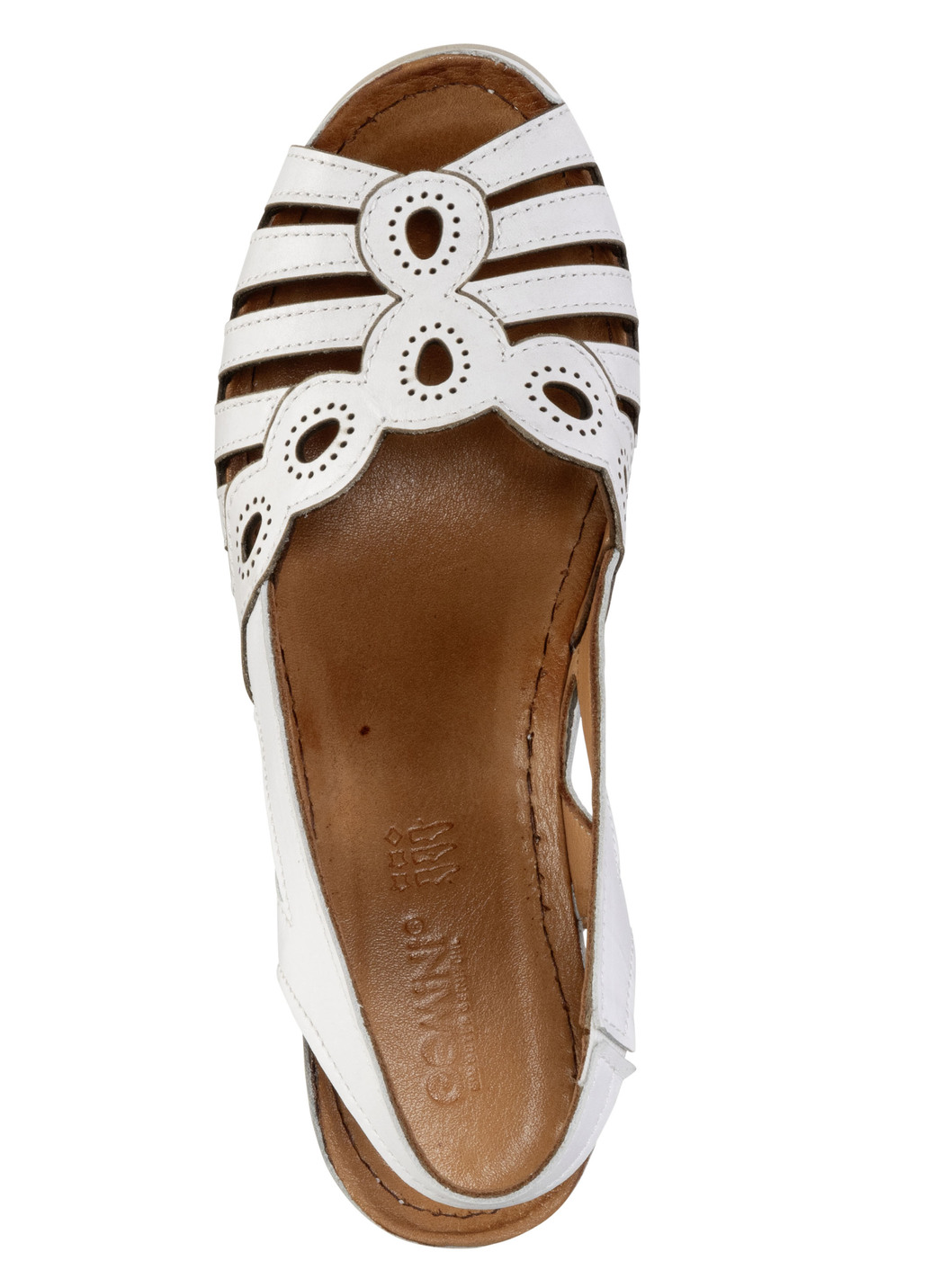Gemini Sandalette aus schattiertem Rind-Nappaleder