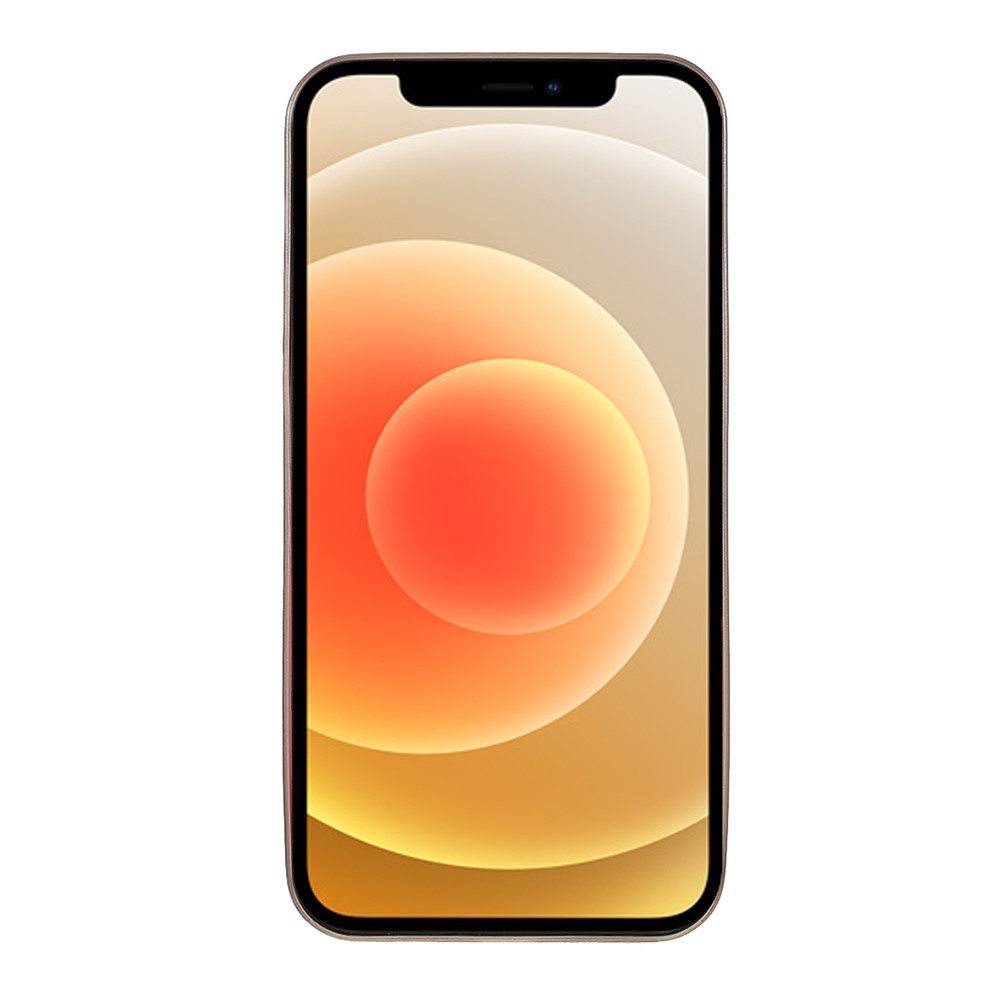 iPhone 12 Hülle Hardcase Ultra Thin 0.18 mm - Grau / Transparent (Matt)