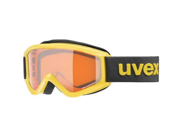 Uvex speedy pro S2, Enkeltlinse, Sort, Blå, Barn, Sfærisk linse, Sort, Blå