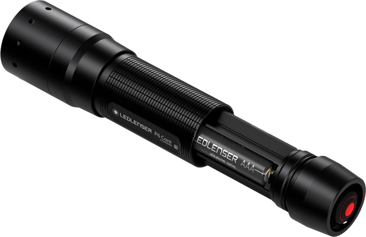 LedLenser P6 Core Taschenlampe schwarz