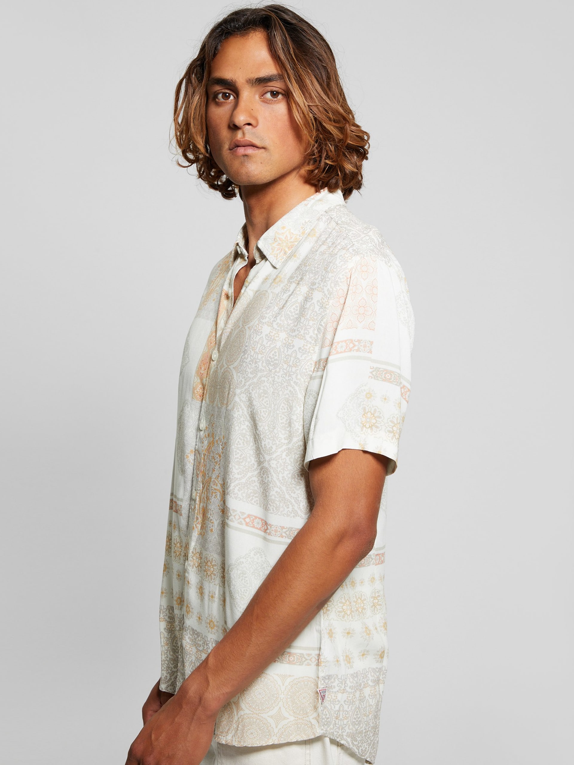 Camisa Eco Rayon Patchwork
