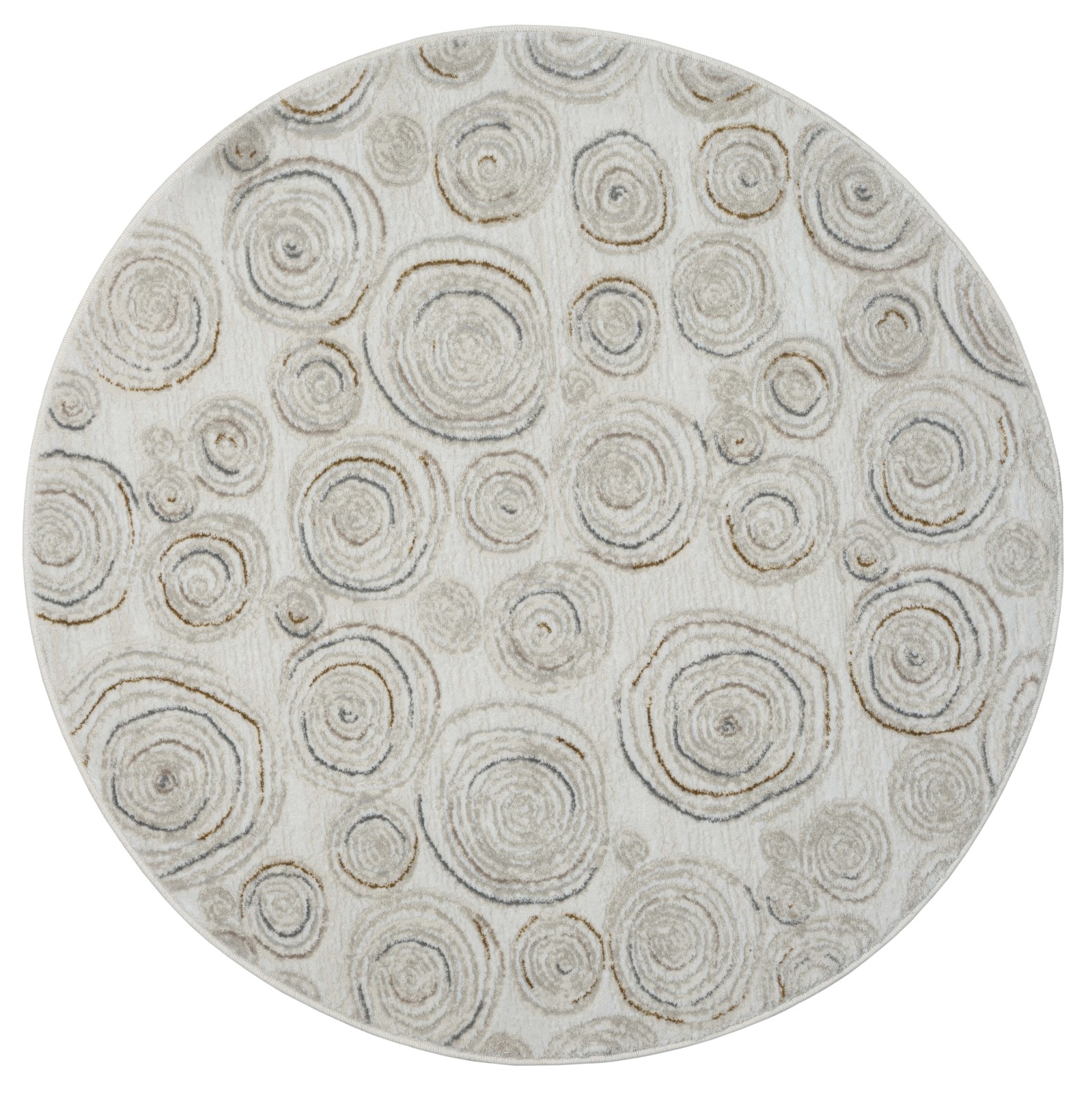 Teppich MY STYLE - beige - rund - Ø 120 cm