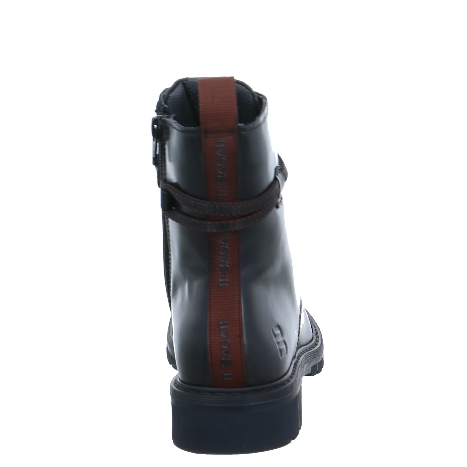 BAGATT Boot Schwarz Leder