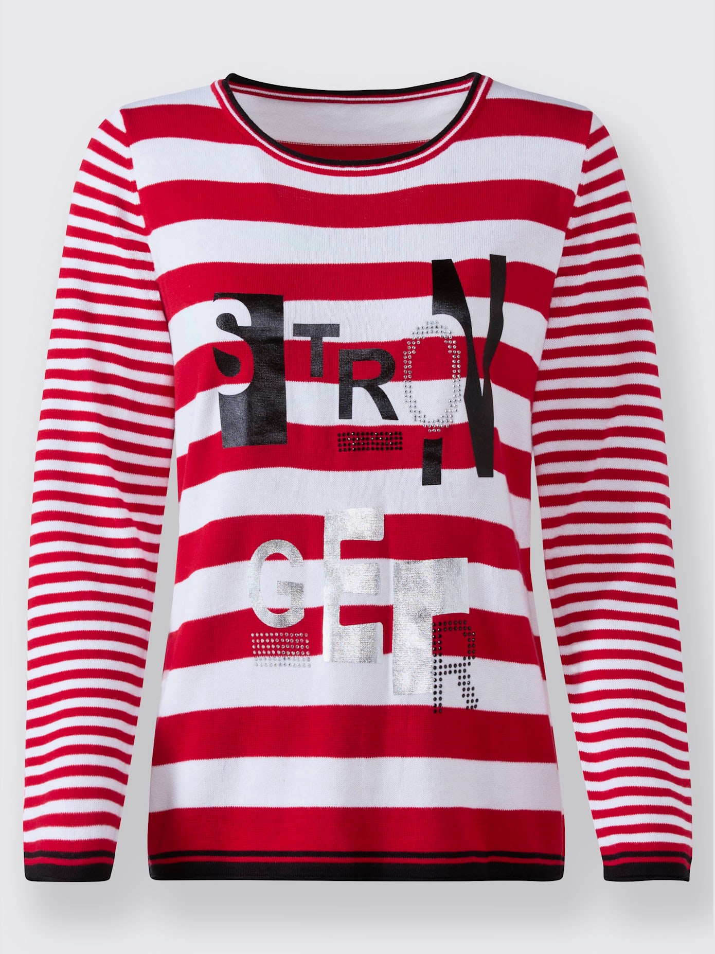 Pull à rayures 50% coton