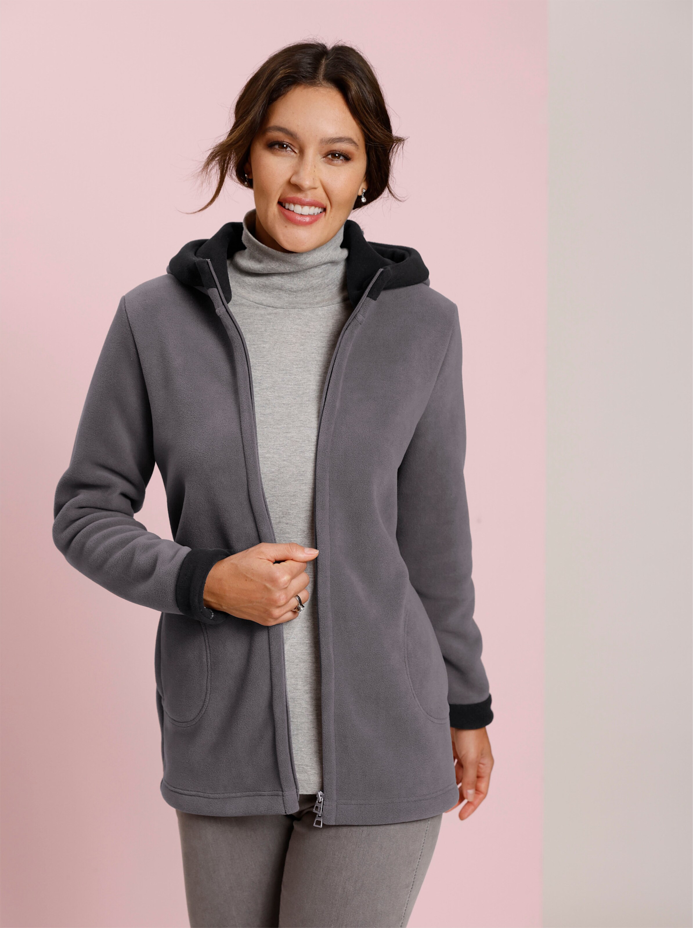 Jacke mit Teddyfutter