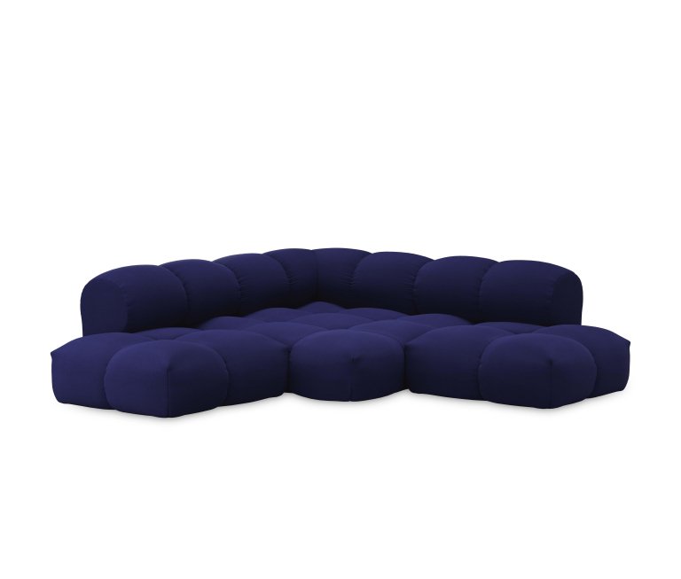 Objekte unserer Tage Sander 4-zits hoekbank Midnight Blue