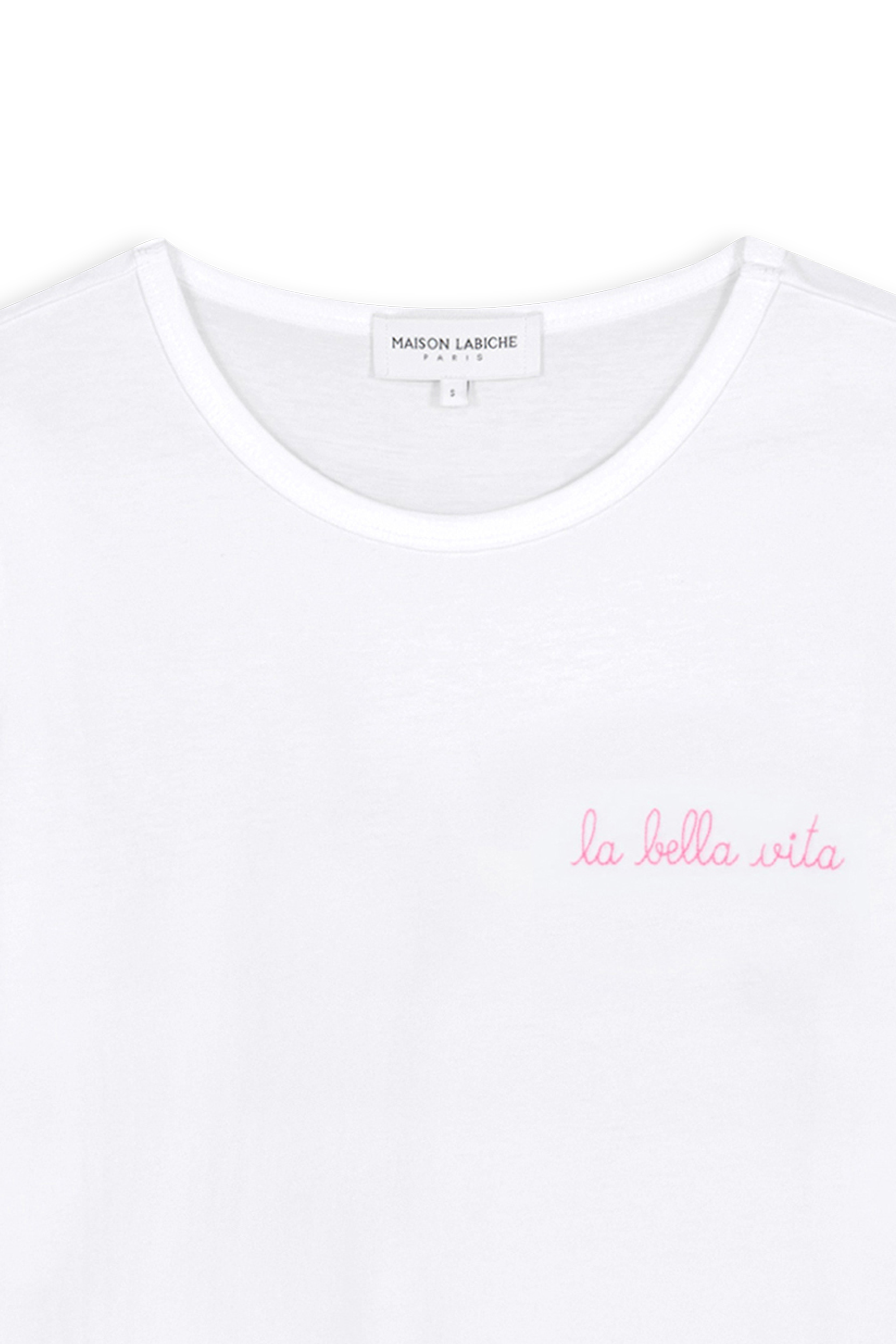 MAISON LABICHE T-shirt POITOU LA BELLA VITA/GOTS Blanc