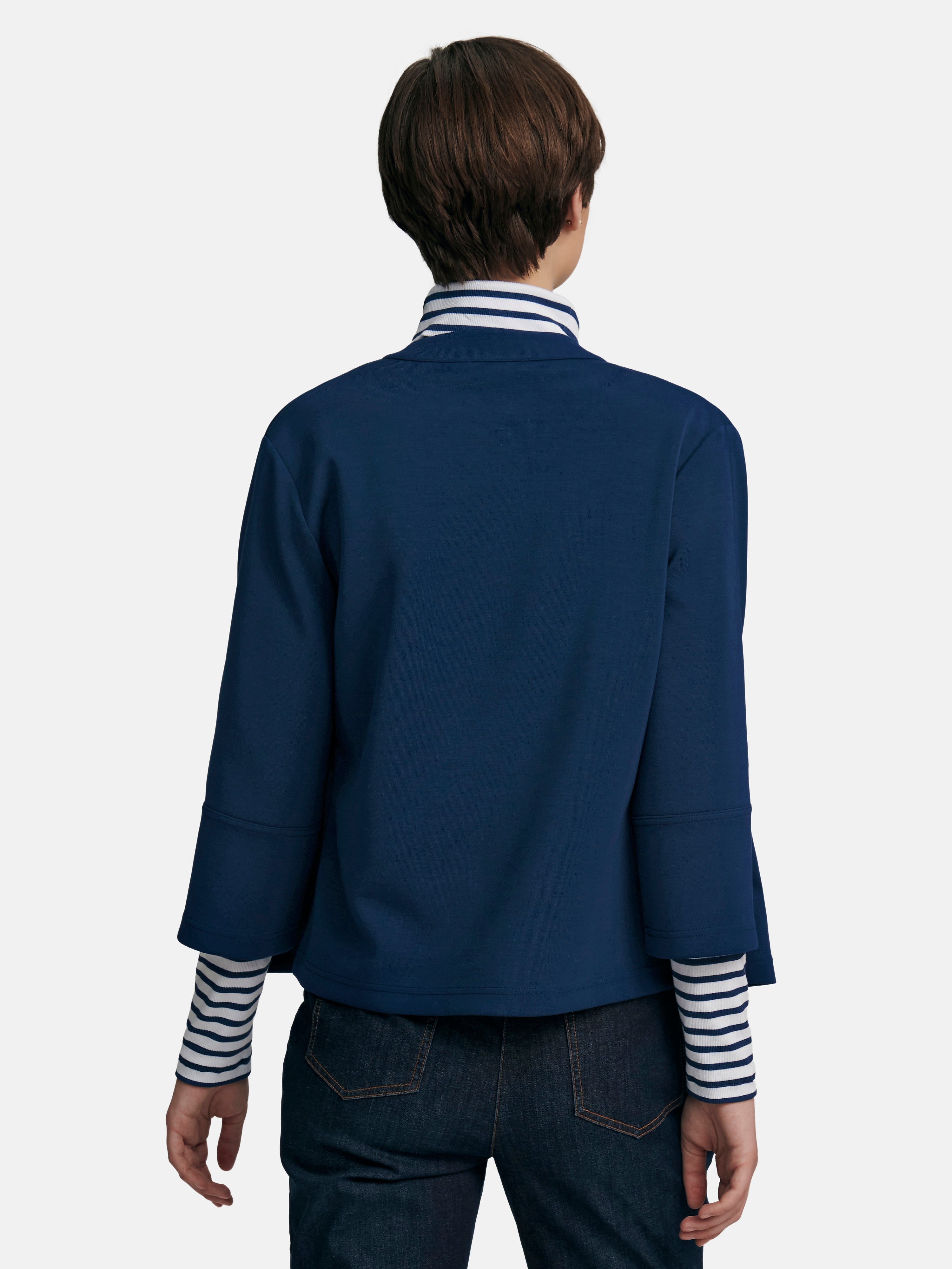 Jersey-Blazer mit 3/4-Arm