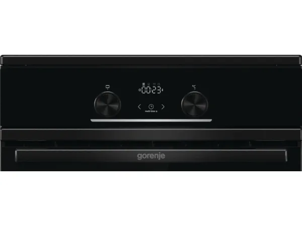 Gorenje Advanced GEIT5C60BPG - Komfur - fritstående - bredde: 50 cm - dybde: 59.4 cm - højde: 85 cm - med selv-rengøring - sort