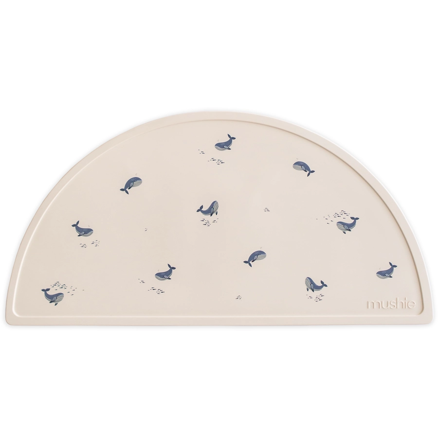 mushie Tischset silikon, Whales