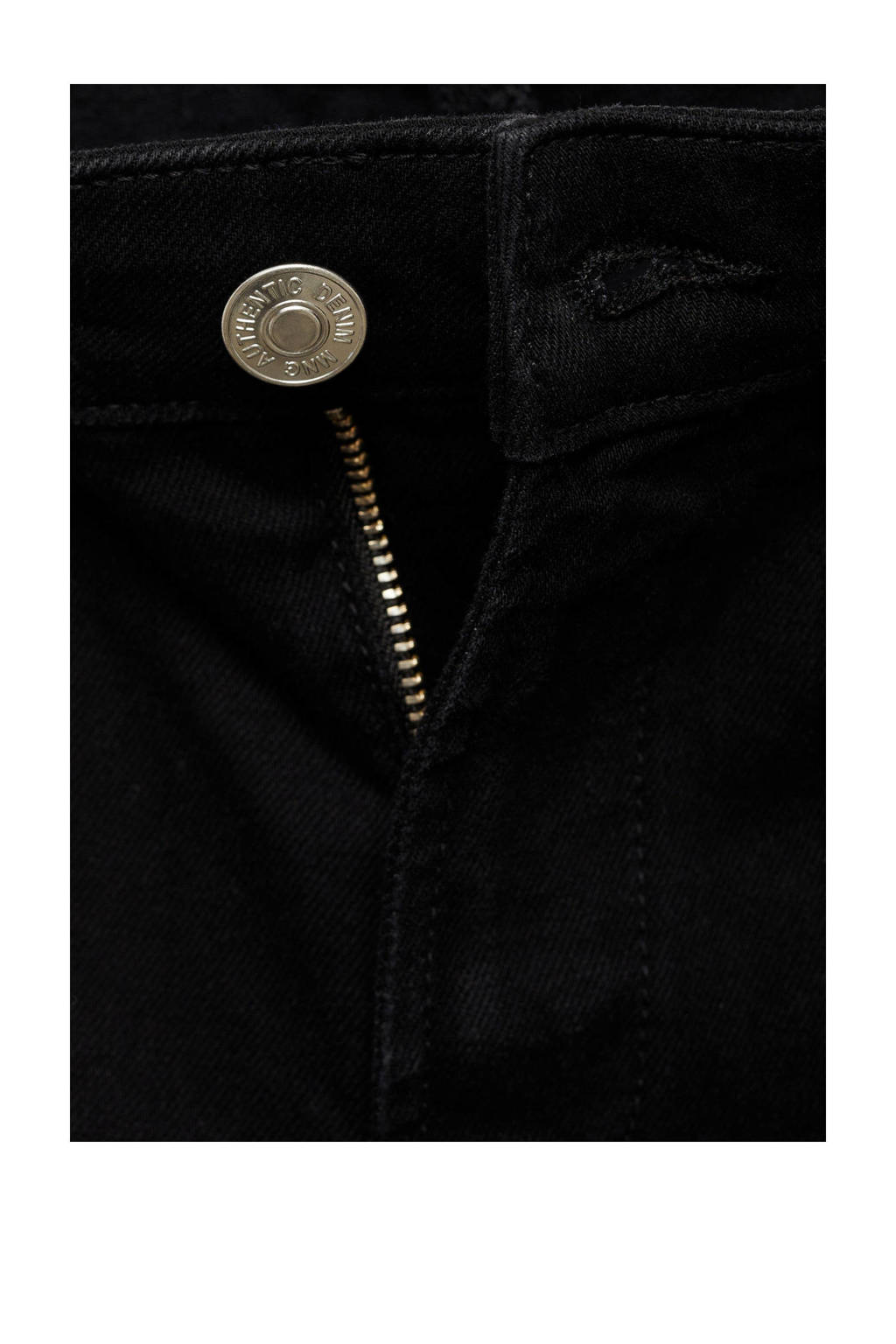 MANGO TEEN denim short zwart