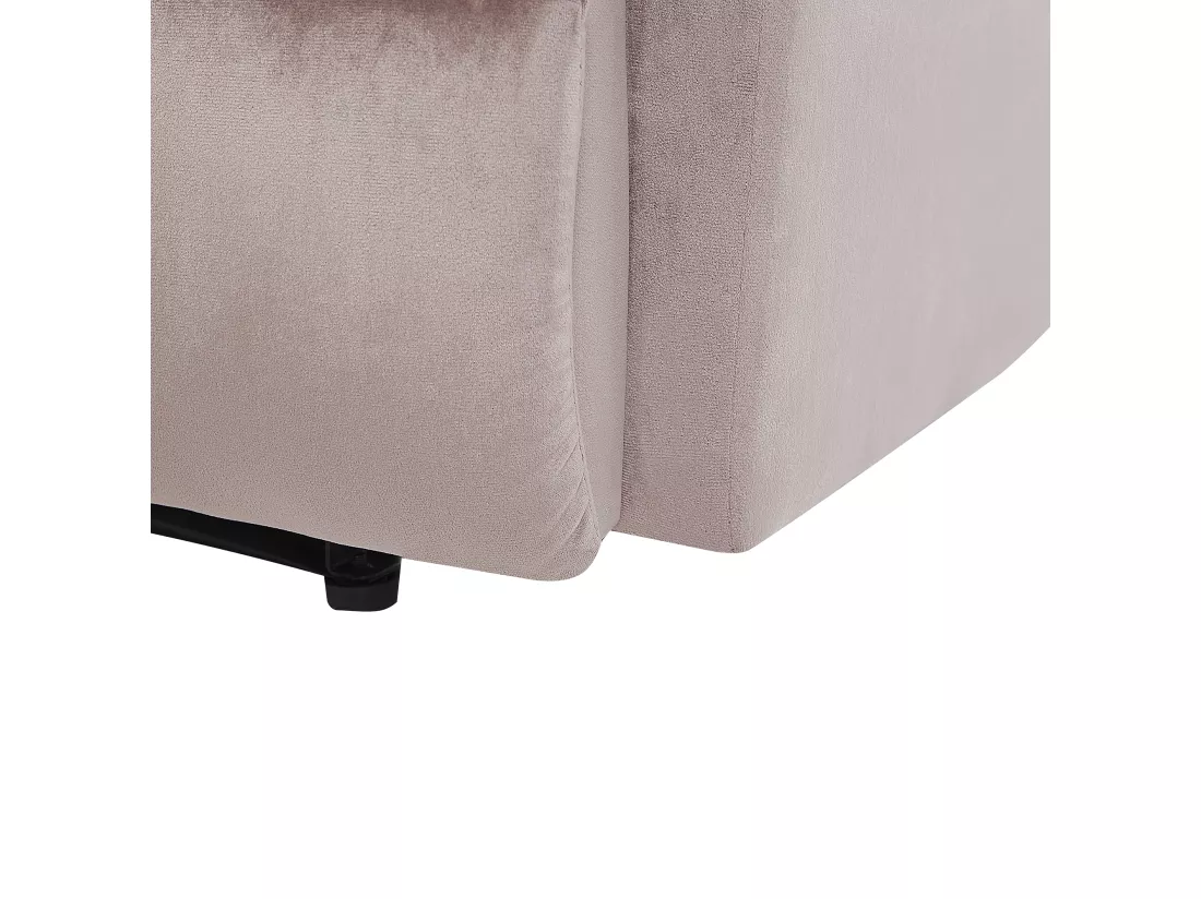 Fauteuil inclinable ESLOV Velours Taupe Beige