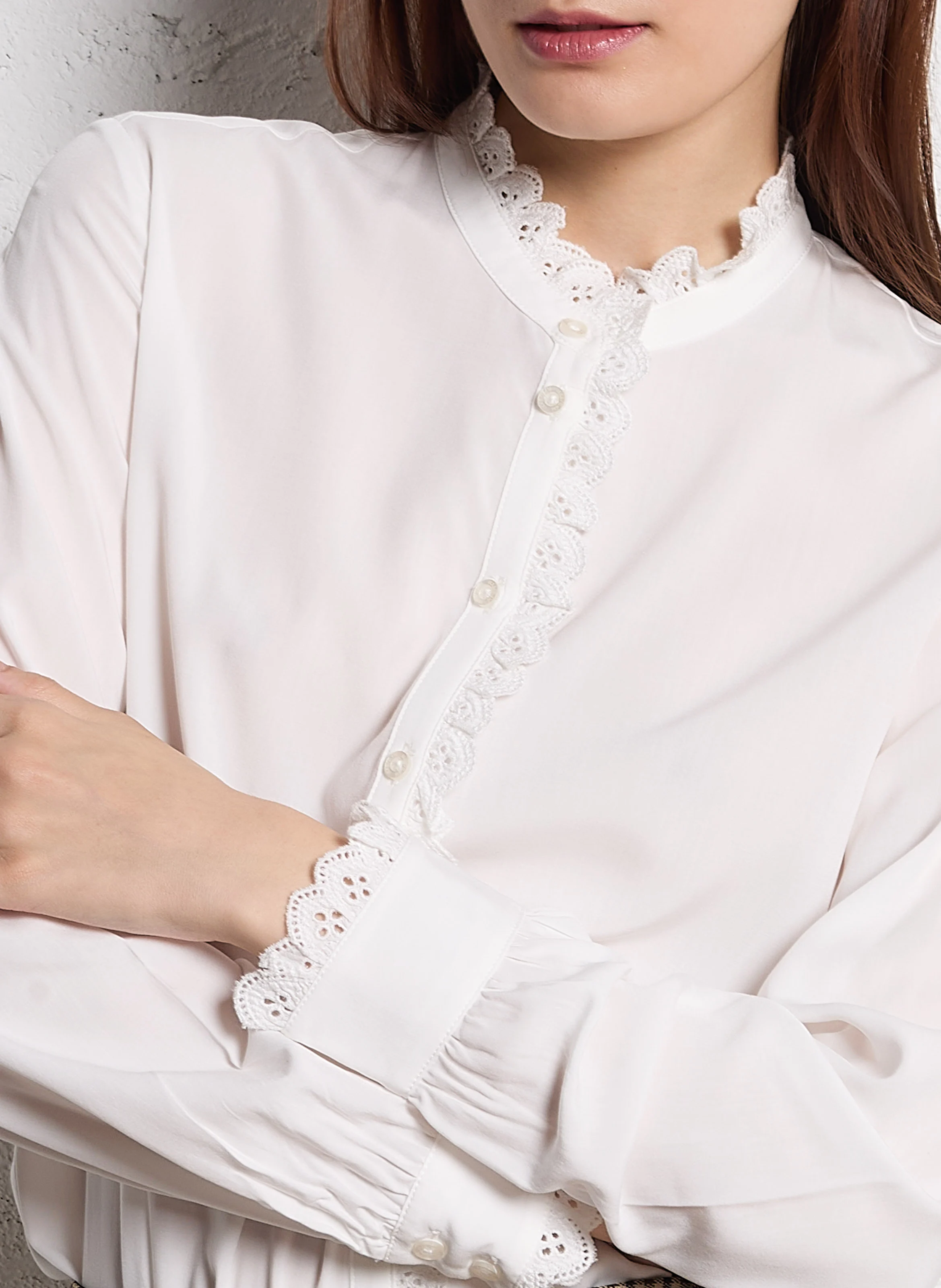 Chemise droite | Blanc