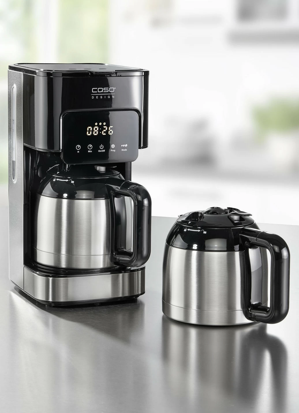 CASO Kaffeemaschine mit 2 doppelwandigen Thermokannen