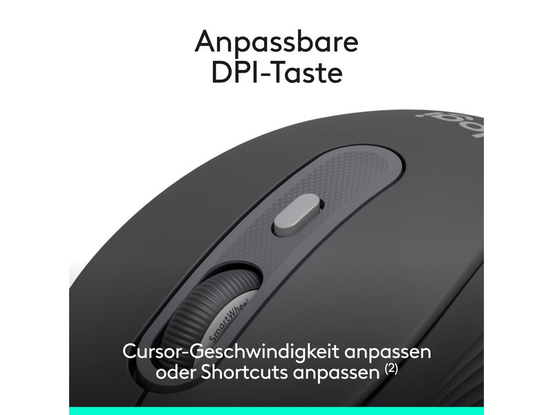 Logitech Maus Signature M520 for Business Präzise Maus mit «Logitech SilentTouch»-Technologie