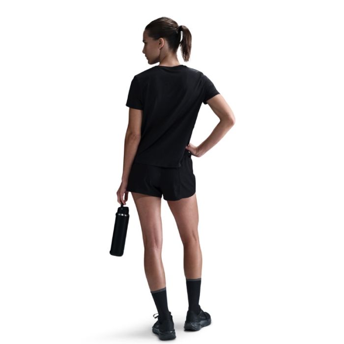 Nike Dame T-shirts One Swoosh Dri-Fit Short Sleeve Top Sort