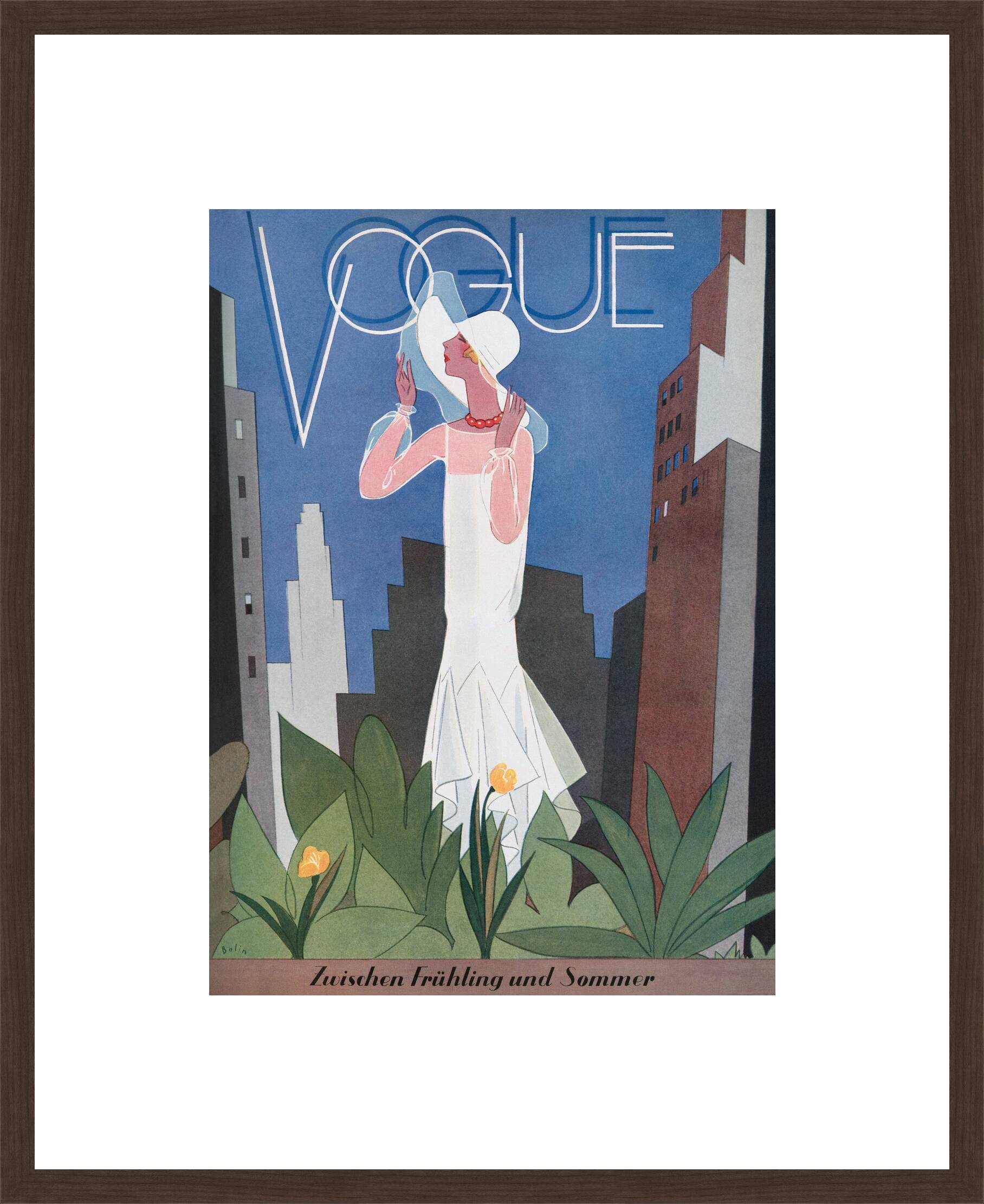 Cover, William Bolin I by German Vogue Collection - Limited Edition. Edition of: 100. Archive Stamp.