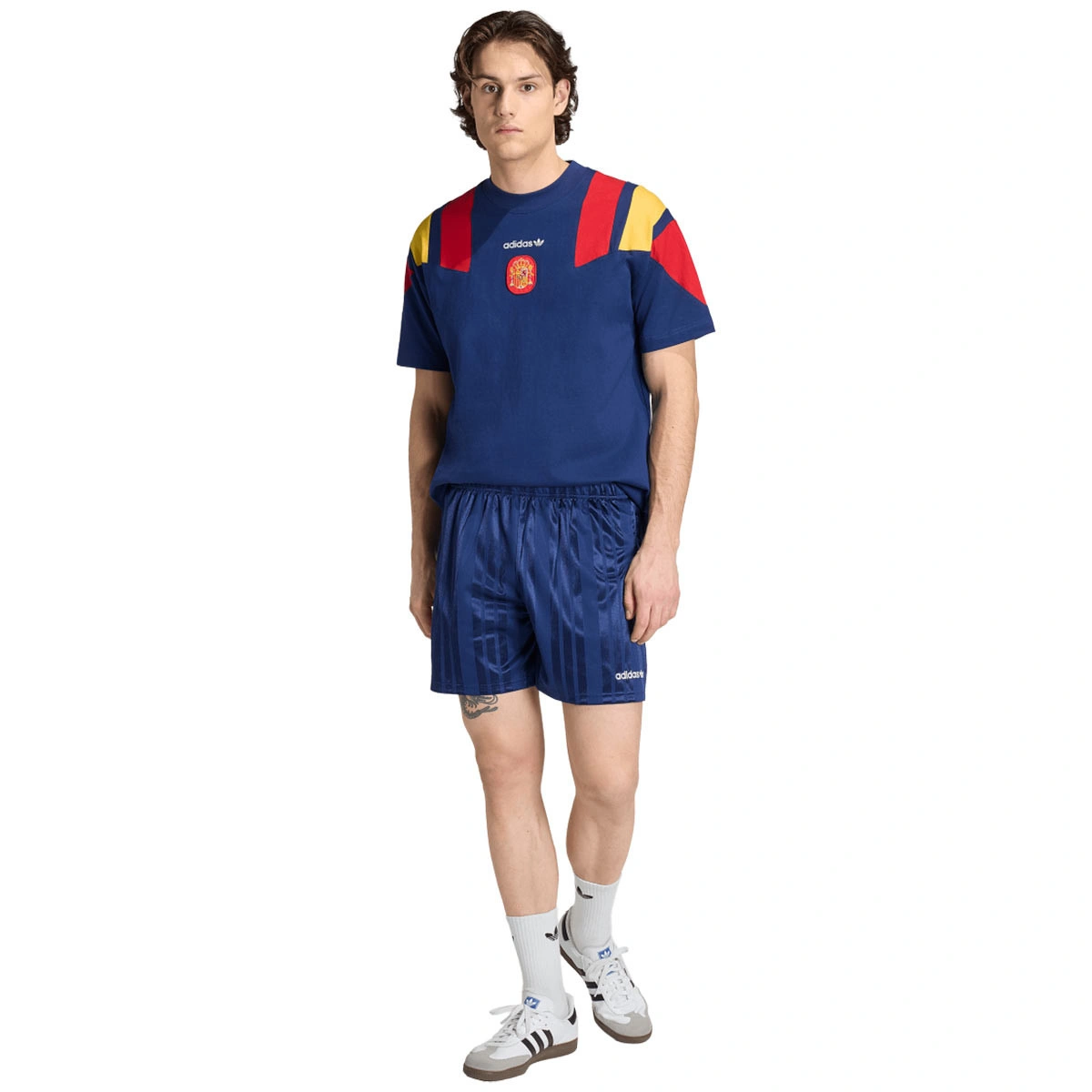 Calções adidas Espanha Fanswear Mundial 2026