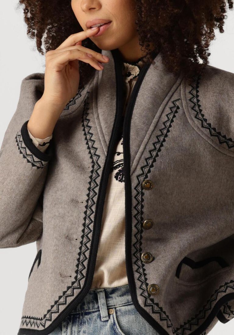 taupe antik batik blazer william jacket