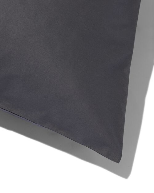 2 taies d’oreiller coton doux 60x70 gris foncé