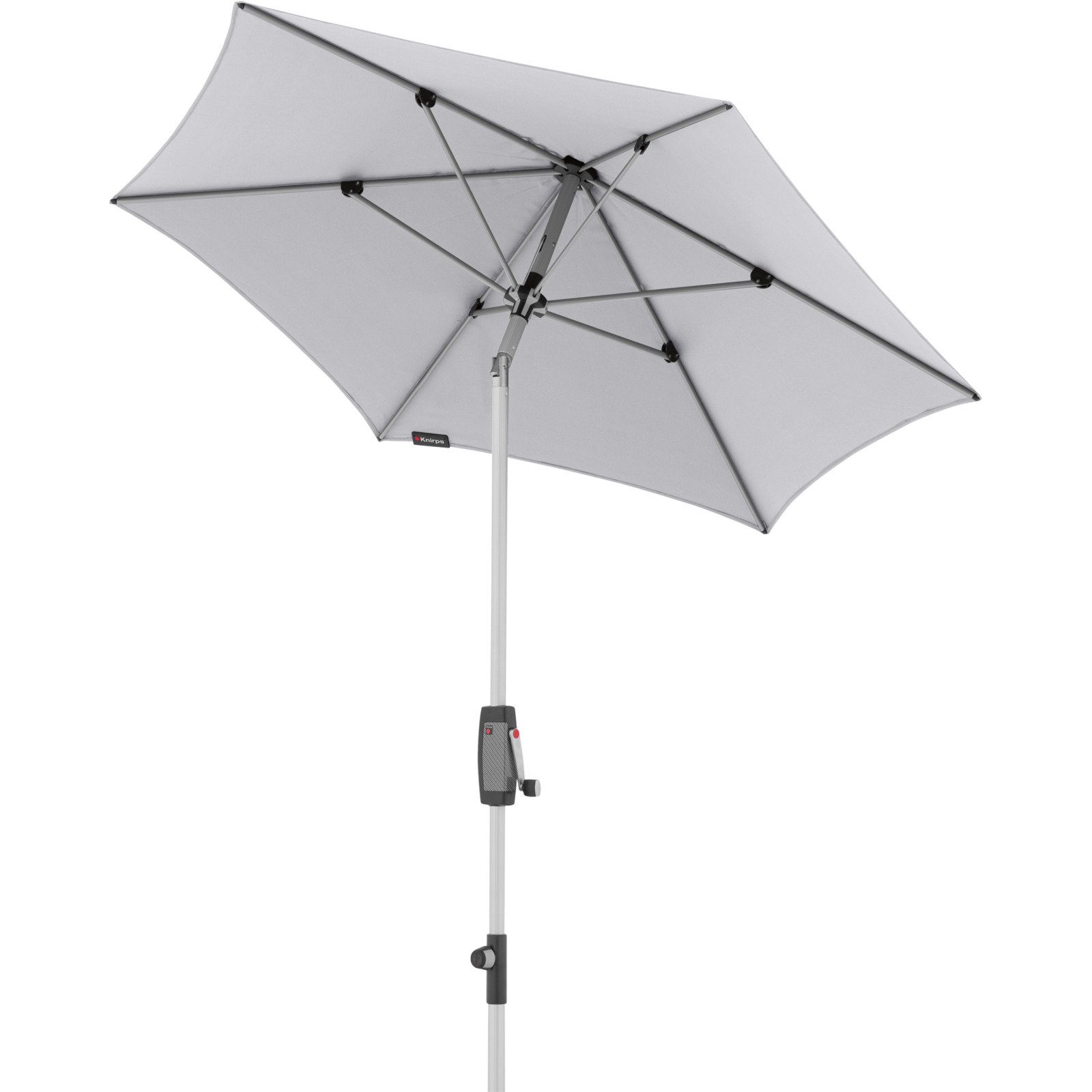 Sonnenschirm Knirps 206 cm hellgrau