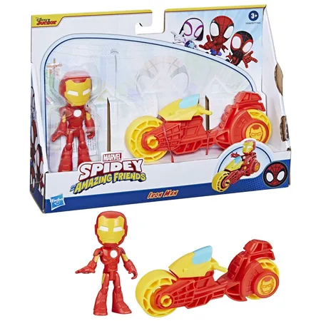 Hasbro Spiderman Iron Man Motorrad