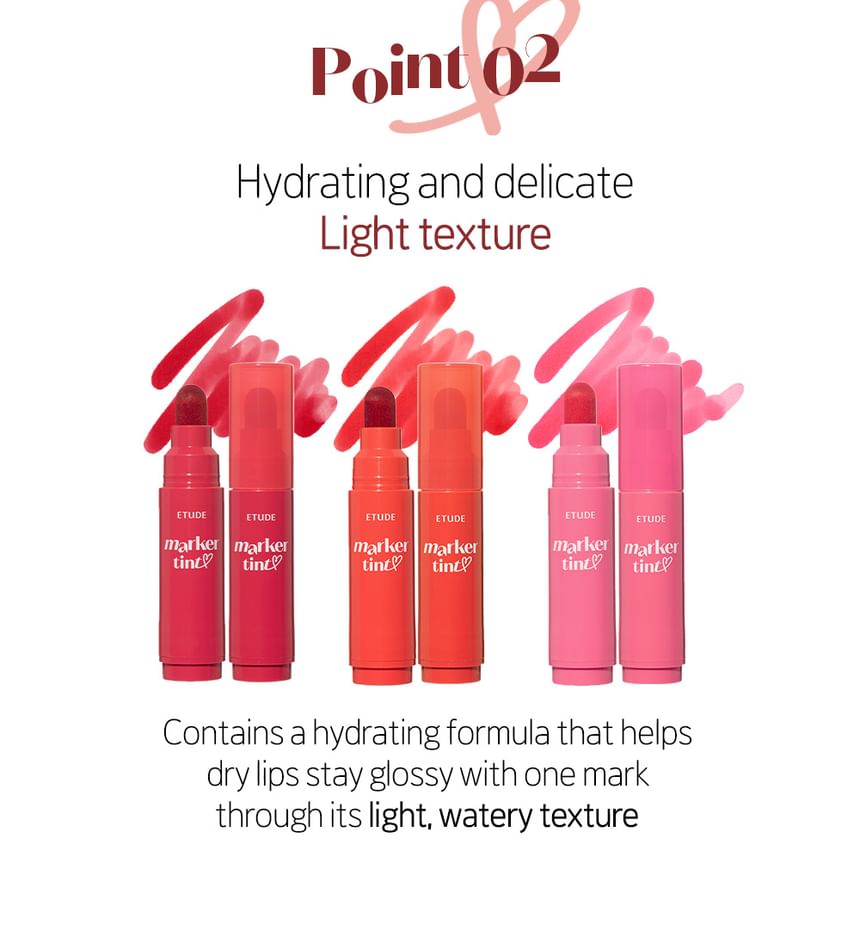 ETUDE - Dear Darling Marker Tint - 6 kleuren