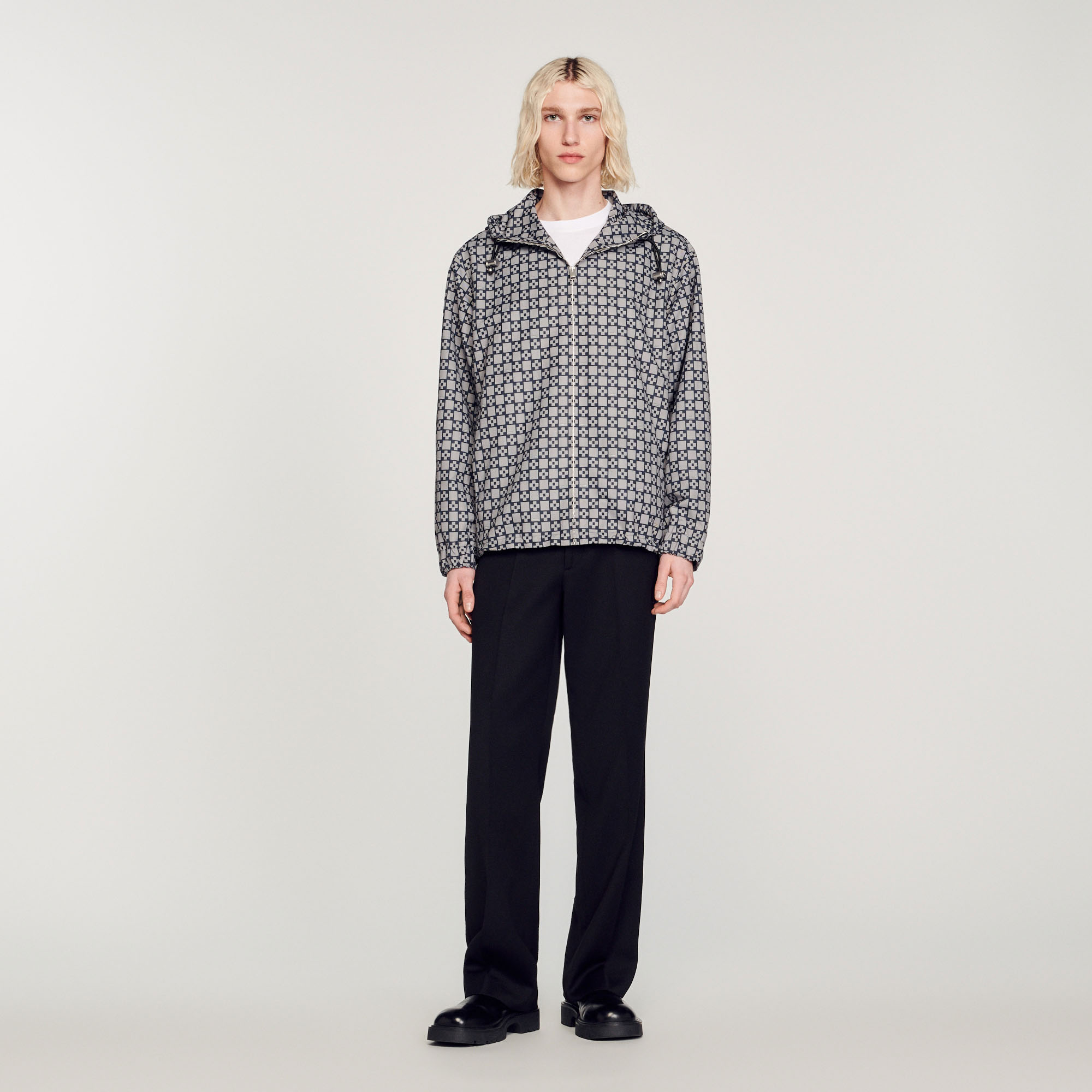 Blouson imprime Square Cross