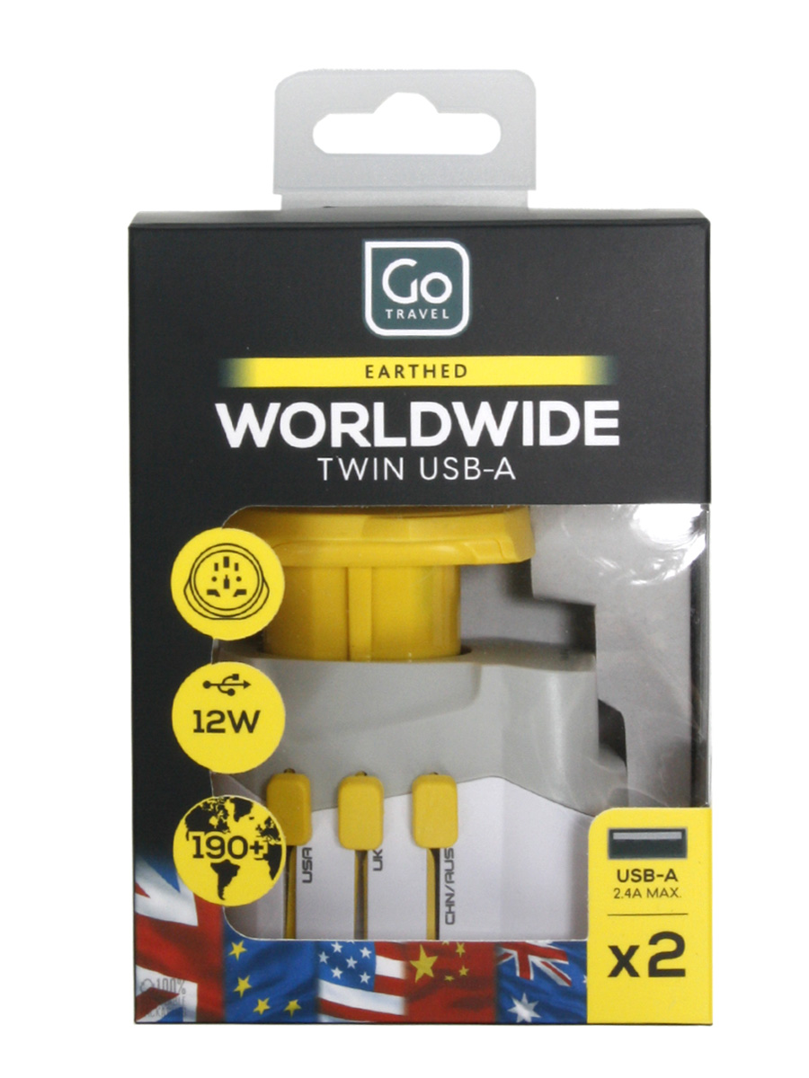 Adaptateur Go Travel Electrique Universel Double USB