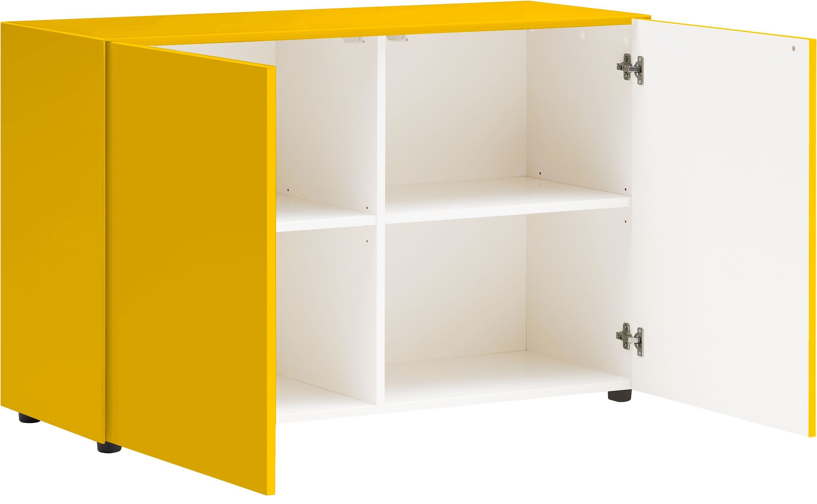 LUX Sideboard - Gelb / B: 120.0 cm x T: 46.0 cm x H: 86.5 cm