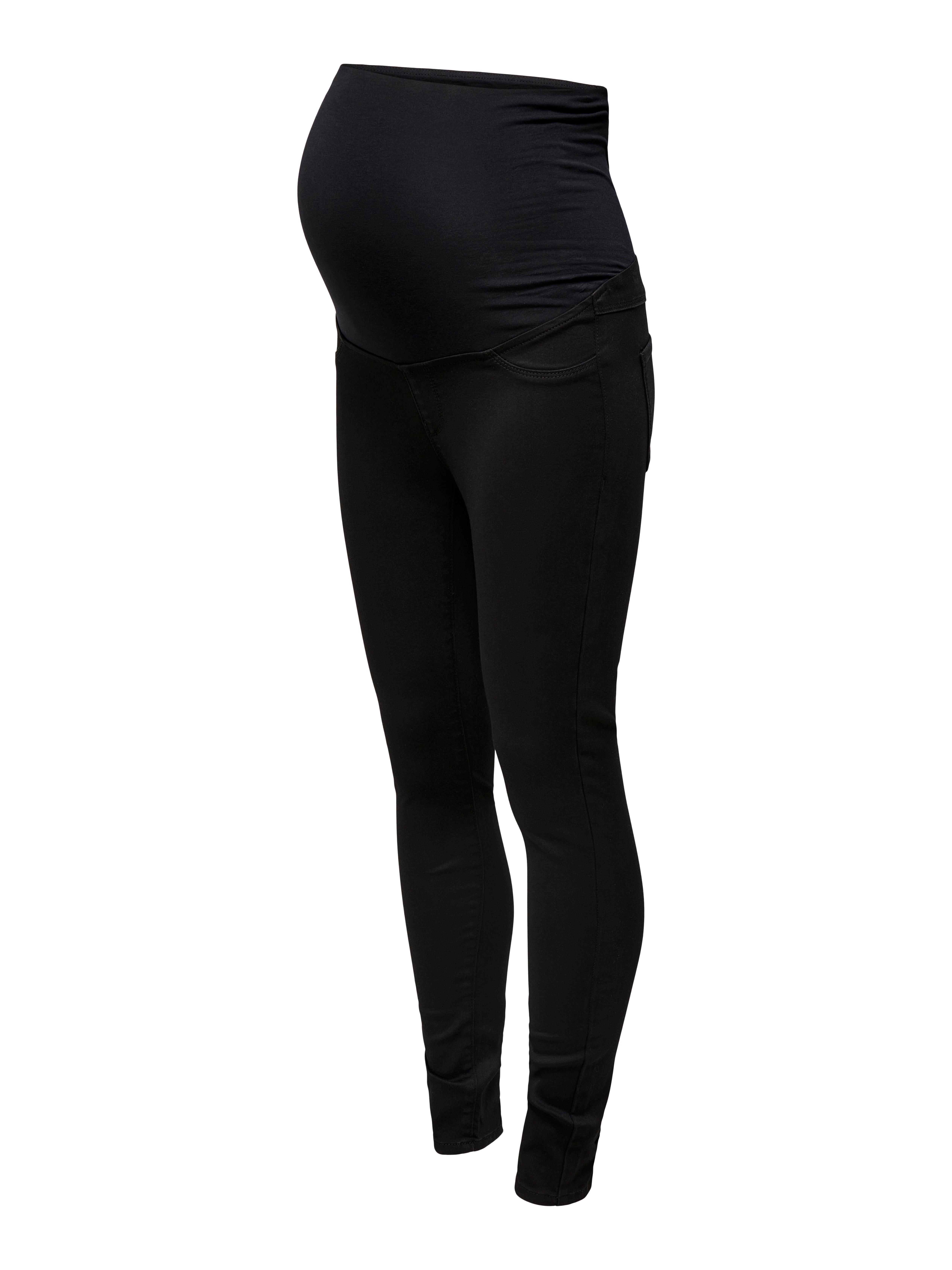OLMRAIN Mittlere Taille Skinny Fit Jeans Black Denim