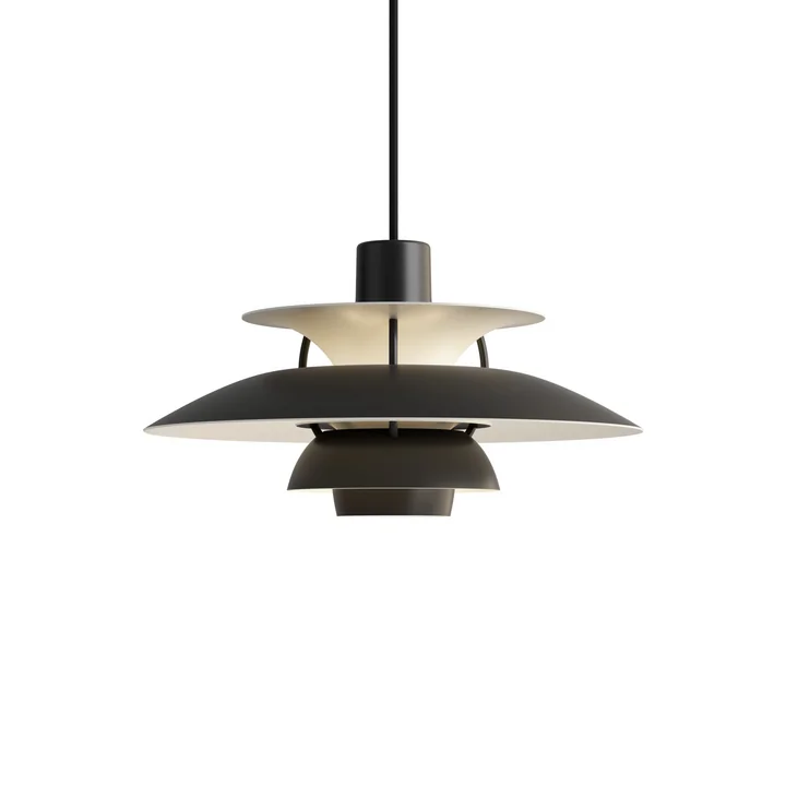 Louis Poulsen - PH 5 Mini Pendelleuchte, monochrome black