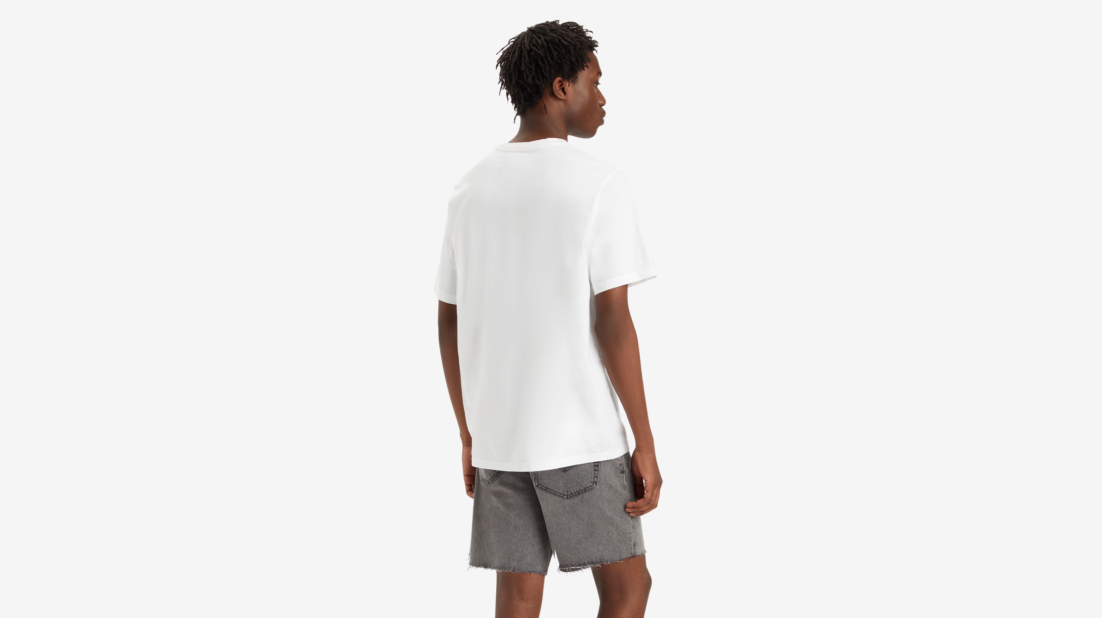 T-shirt graphique Relaxed - Coastal Fjord Headline White+ - Blanc
