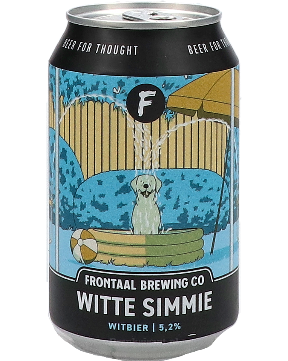 Frontaal Witte Simmie Witbier 33 cl