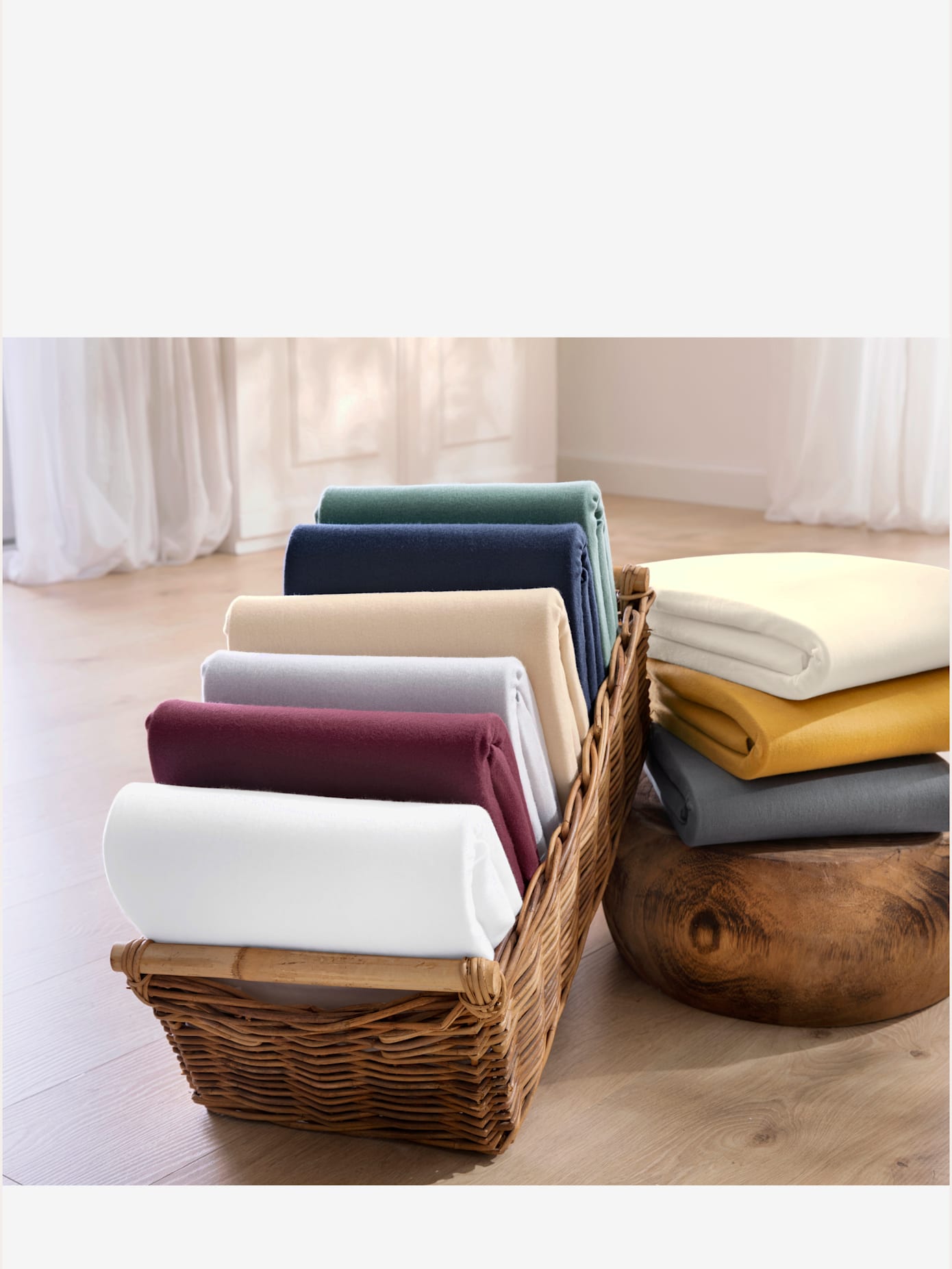 Drap-housse jersey moelleux au repassage superflu